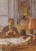 Edouard Vuillard Opal harp in his office oil painting artist